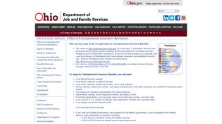 
                            6. Unemployment - Ohio Department of Job and Family Services - Ohio.gov