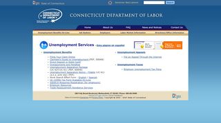 
                            4. Unemployment Services - Connecticut Department of Labor