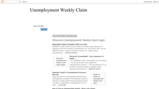 
                            6. Unemployment Weekly Claim: Wisconsin Unemployment …