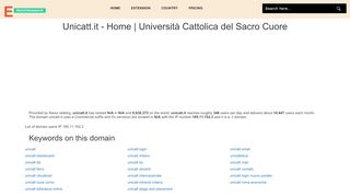 
                            6. Unicatt.it - Home | Università Cattolica del Sacro Cuore