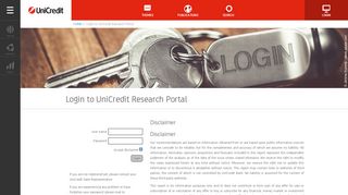 
                            9. UniCredit Research: Login to UniCredit Research Portal