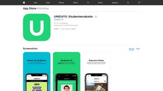 
                            3. ‎UNiDAYS: Studentenrabatte im App Store - apps.apple.com