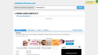 
                            7. uniecampus.it at Website Informer. eCampus. Visit Uni ECampus.