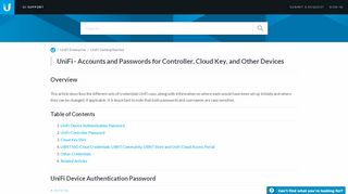 
                            9. UniFi - Accounts and Passwords for Controller, Cloud Key ...