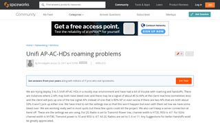 
                            9. Unifi AP-AC-HDs roaming problems - Wireless Networking ...