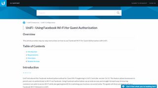 
                            8. UniFi - Using Facebook Wi-Fi for Guest Authorization ...