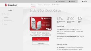 
                            9. Union Bank Visa Credit Cards - Personal Credit Cards