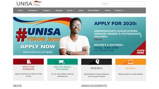 
                            10. Unisa online - unisa.ac.za