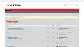 
                            2. Unison League - Ateam Forum