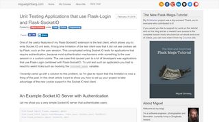 
                            1. Unit Testing Applications that use Flask-Login and Flask-SocketIO ...