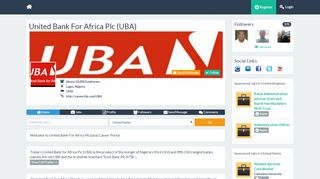 
                            7. United Bank for Africa Plc (UBA) CAREER and RECRUITMENT ...