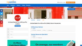 
                            2. United Bank for Africa Plc (UBA) Recruitment August 2019 | Jobs in ...