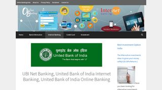 
                            8. United Bank of India Internet Banking | UBI Online Banking ...