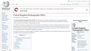 
                            2. United Kingdom Hydrographic Office - Wikipedia