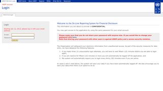 
                            2. United Nations Development Programme - Login