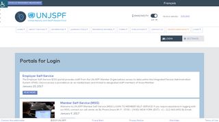 
                            1. United Nations Joint Staff Pension Fund » Login - unjspf.org