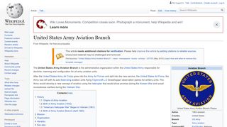 
                            8. United States Army Aviation Branch - Wikipedia