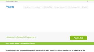 
                            4. Universal Jobmatch Employers - Jobcentre Plus