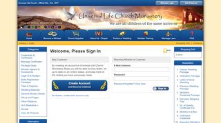 
                            1. Universal Life Church Store Login