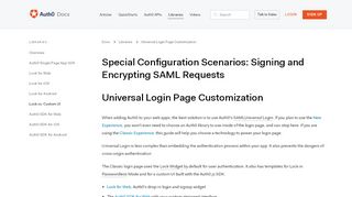 
                            1. Universal Login Page Customization - Auth0