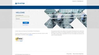 
                            6. Universal Portal :: Logon - issuer.broadridge.com