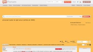 
                            7. universal router ile ilgili sorun (airties air 4400 ...