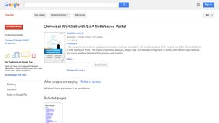 
                            8. Universal Worklist with SAP NetWeaver Portal