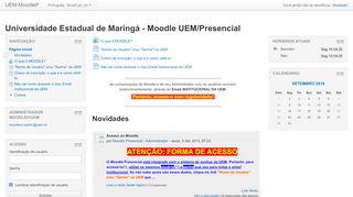 
                            5. Universidade Estadual de Maringá - Moodle UEM/Presencial