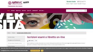 
                            3. Università di Macerata: Iscrizioni esami e libretto on …