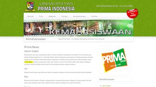 
                            2. Universitas Prima Indonesia - Prima News - unpri