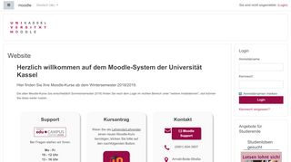 
                            1. Universität Kassel: Moodle