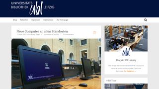 
                            9. Universitätsbibliothek Leipzig – Neue Computer an allen …
