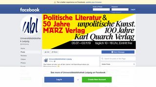 
                            4. Universitätsbibliothek Leipzig - Posts | Facebook