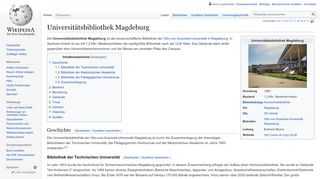 
                            4. Universitätsbibliothek Magdeburg – Wikipedia