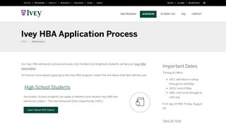 
                            4. University Application Process - Apply Today | Ivey HBA