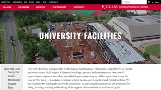 
                            9. University Facilities | Institutional Planning and Operations