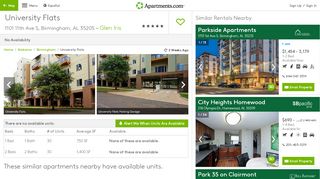 
                            8. University Flats Apartments - Birmingham, AL | Apartments.com