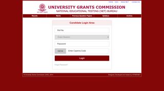 
                            1. University Grants Commission - NET