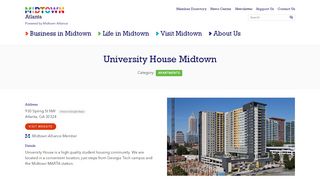 
                            6. University House Midtown | Midtown Atlanta, GA - Midtown Alliance