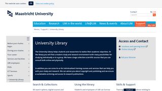 
                            4. University Library - Support - Maastricht University