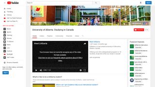 
                            6. University of Alberta: Studying in Canada - YouTube