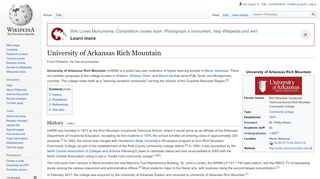 
                            9. University of Arkansas Rich Mountain - Wikipedia