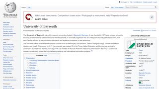 
                            4. University of Bayreuth - Wikipedia