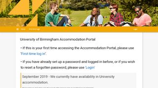 
                            7. University of Birmingham Accommodation Portal