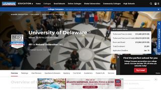 
                            7. University of Delaware - Profile, Rankings and Data | US ... - Newark