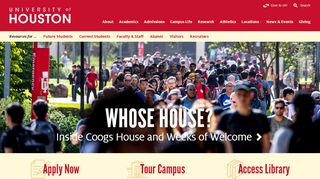 
                            3. University of Houston