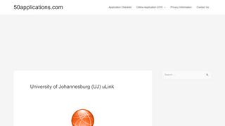 
                            6. University of Johannesburg (UJ) uLink - …