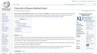 
                            6. University of Kansas Medical Center - Wikipedia