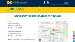 
                            4. University of Michigan Credit Union | University Unions
