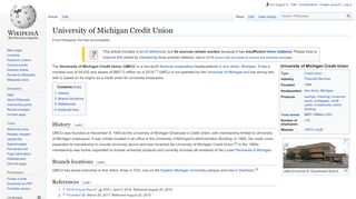 
                            2. University of Michigan Credit Union - Wikipedia